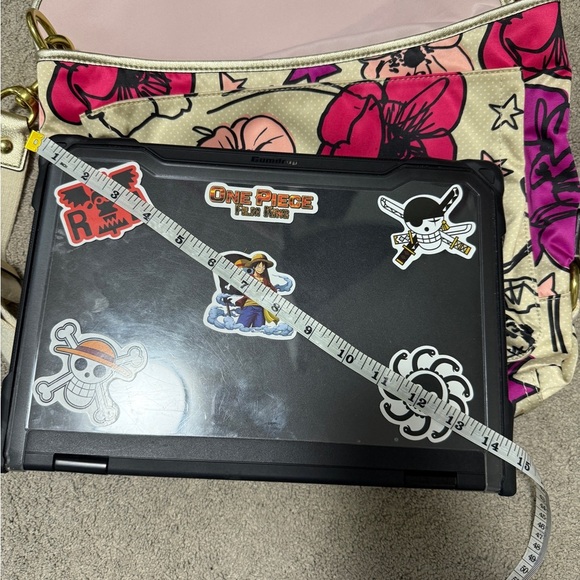 Coach Kyra poppy Pink floral graffiti crossbody messenger bag - Picture 13 of 13